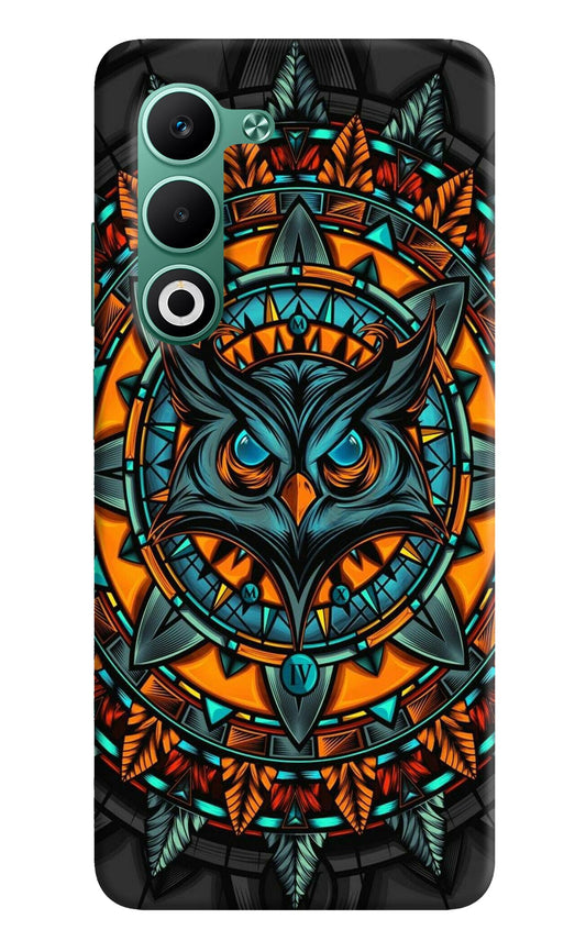 Angry Owl Art Oppo A5 5G Back Cover