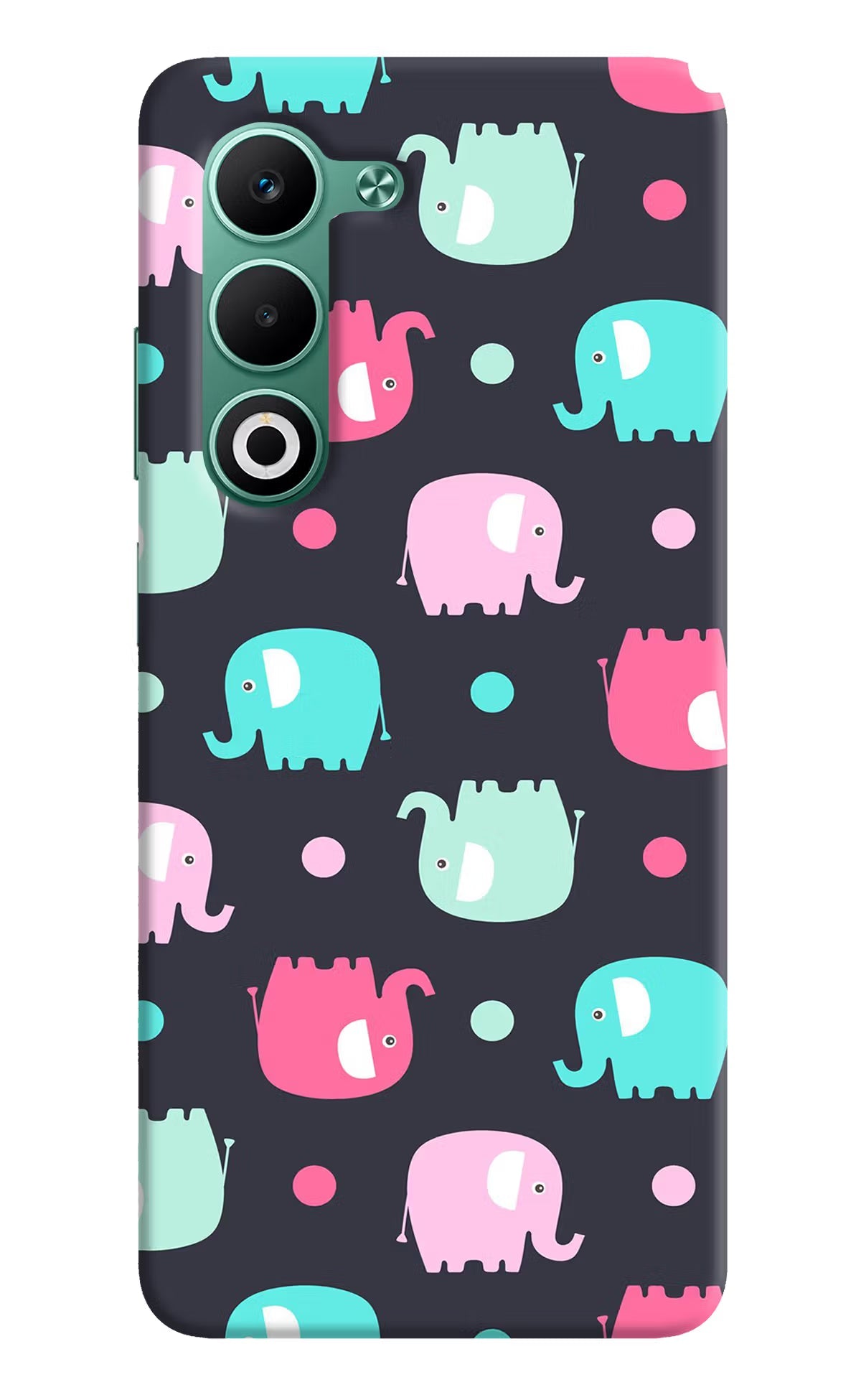Elephants Oppo A5 5G Back Cover