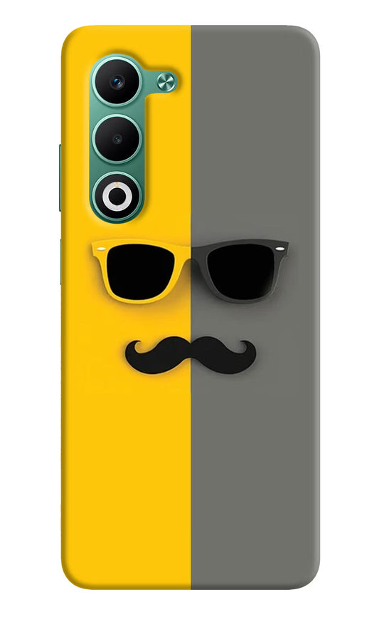Sunglasses with Mustache Oppo A5 5G Back Cover