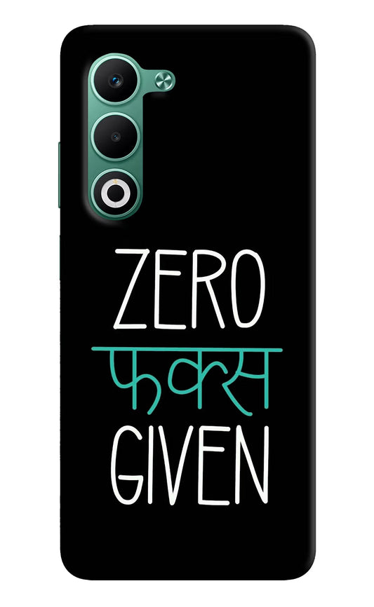 Zero Fucks Given Oppo A5 5G Back Cover