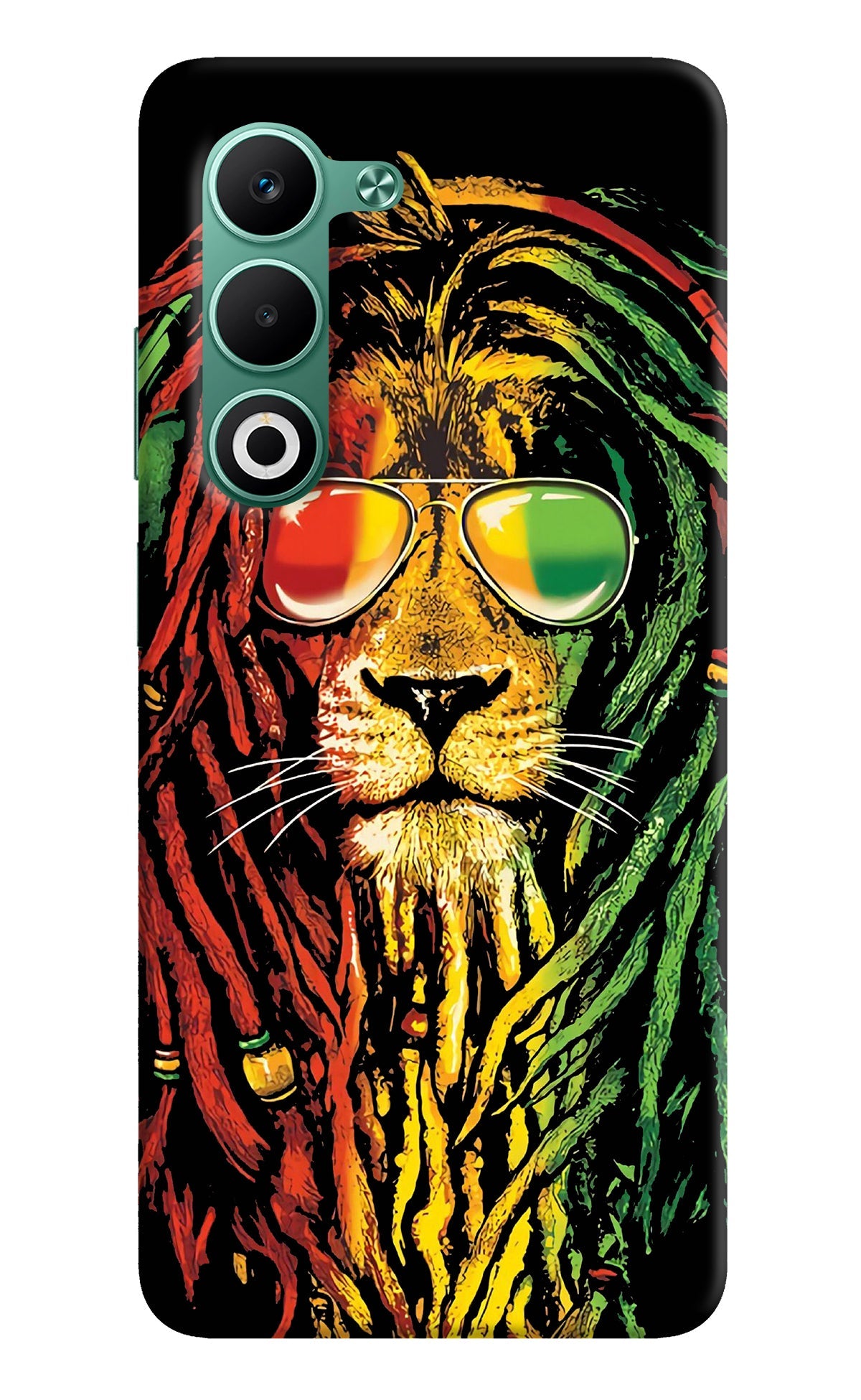 Rasta Lion Oppo A5 5G Back Cover
