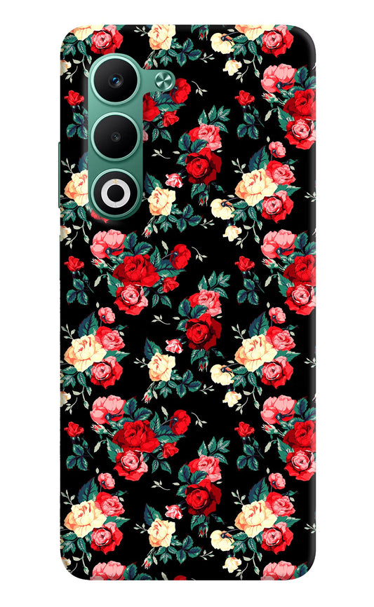 Rose Pattern Oppo A5 5G Back Cover