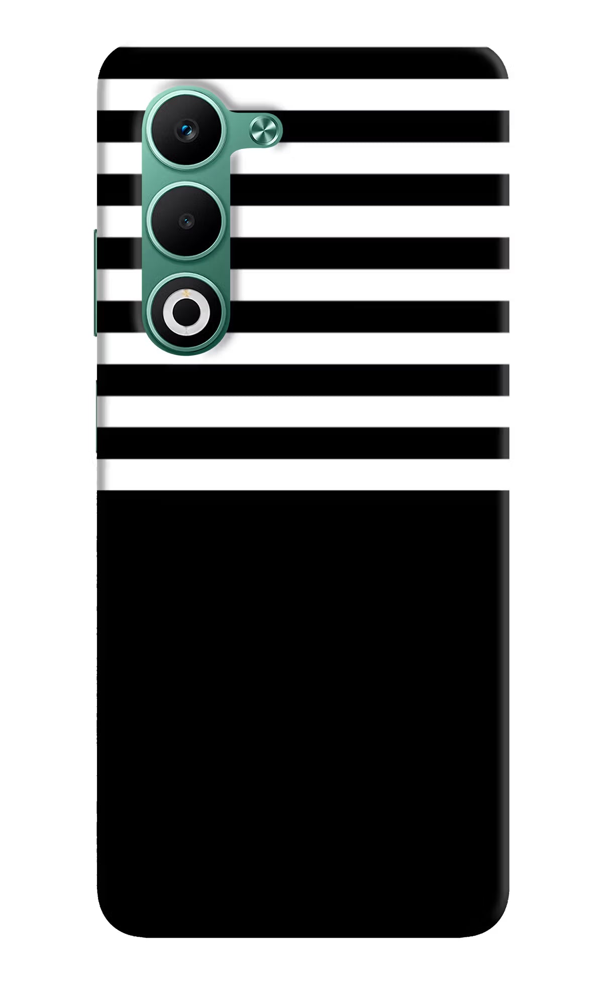 Black and White Print Oppo A5 5G Back Cover