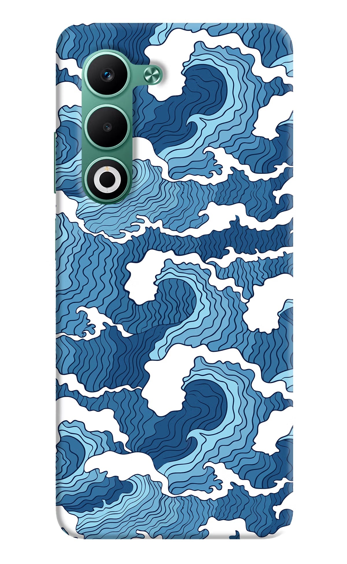Blue Waves Oppo A5 5G Back Cover