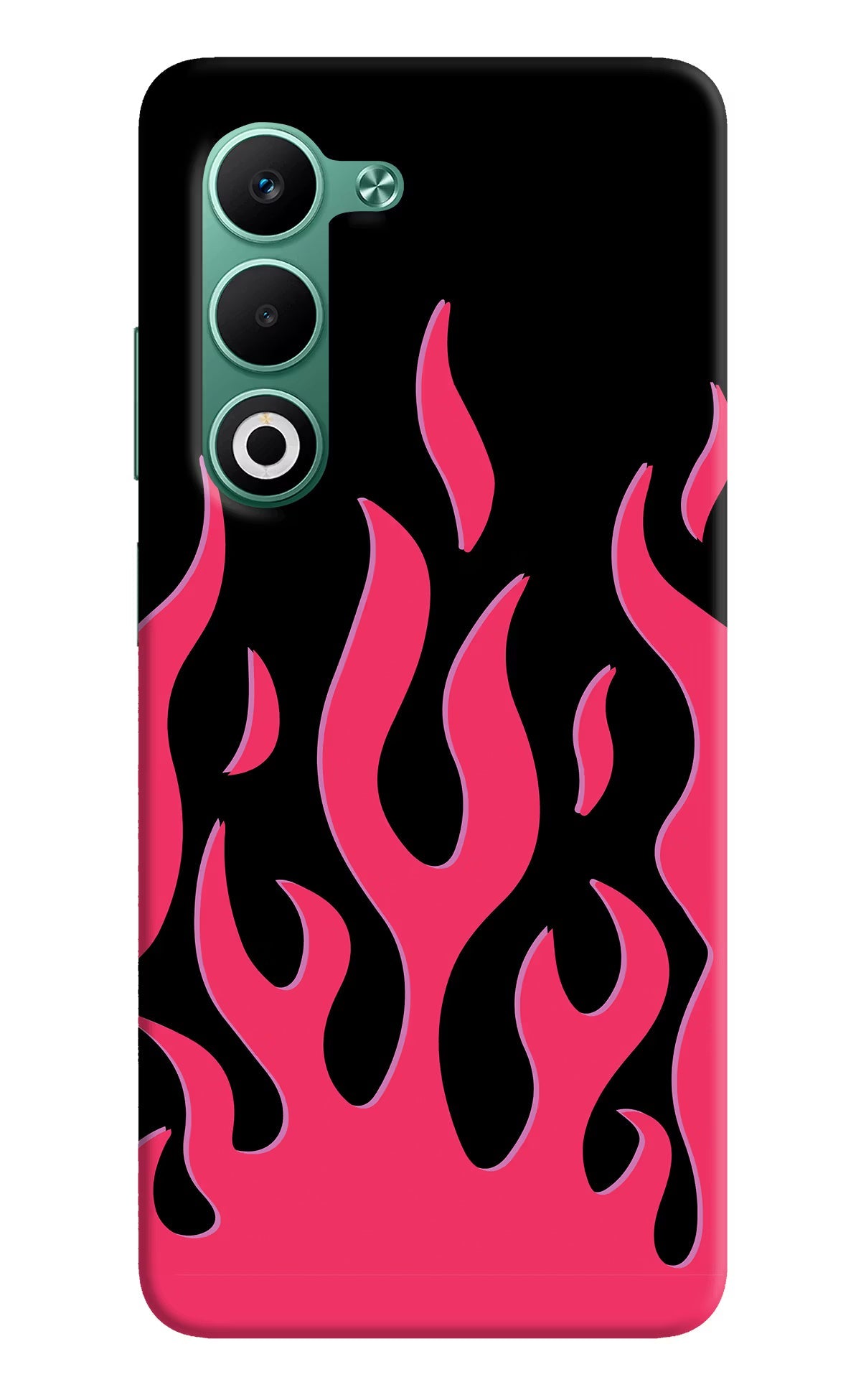 Fire Flames Oppo A5 5G Back Cover