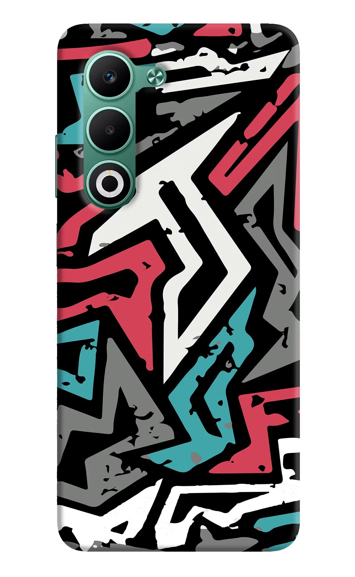 Geometric Graffiti Oppo A5 5G Back Cover