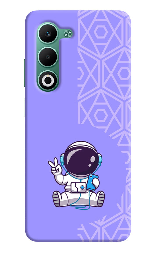Cute Astronaut Chilling Oppo A5 5G Back Cover