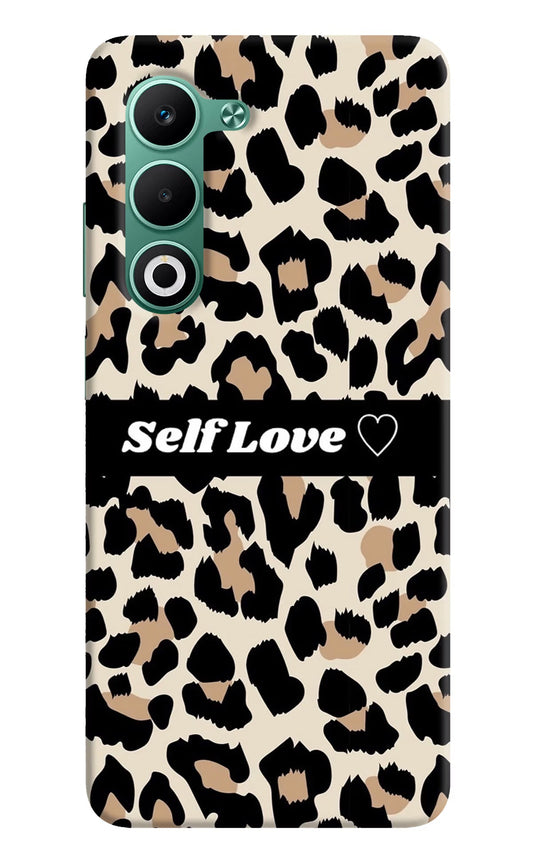 Leopard Print Self Love Oppo A5 5G Back Cover