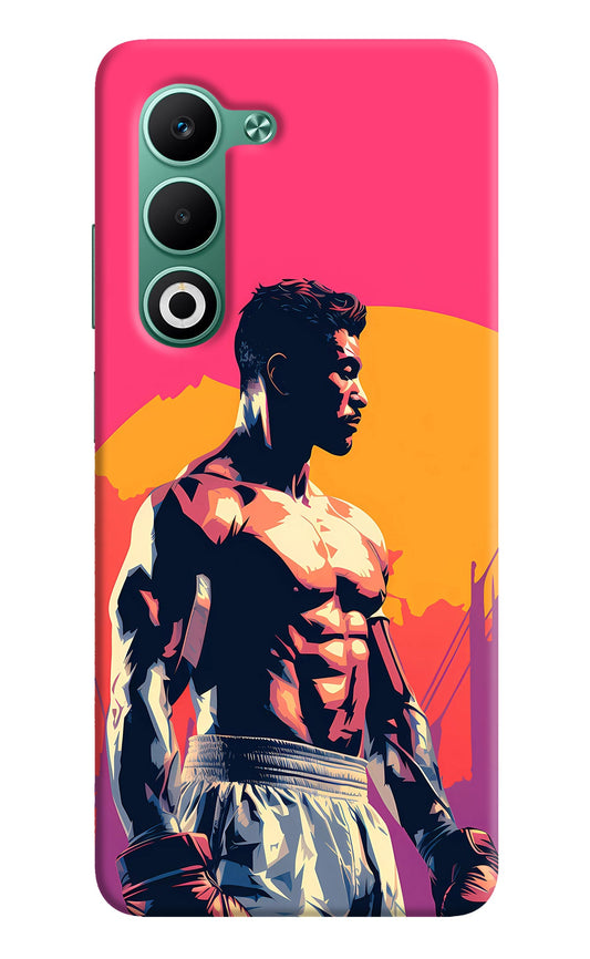 Sunset Warrior (AI Generated) Oppo A5 5G Back Cover