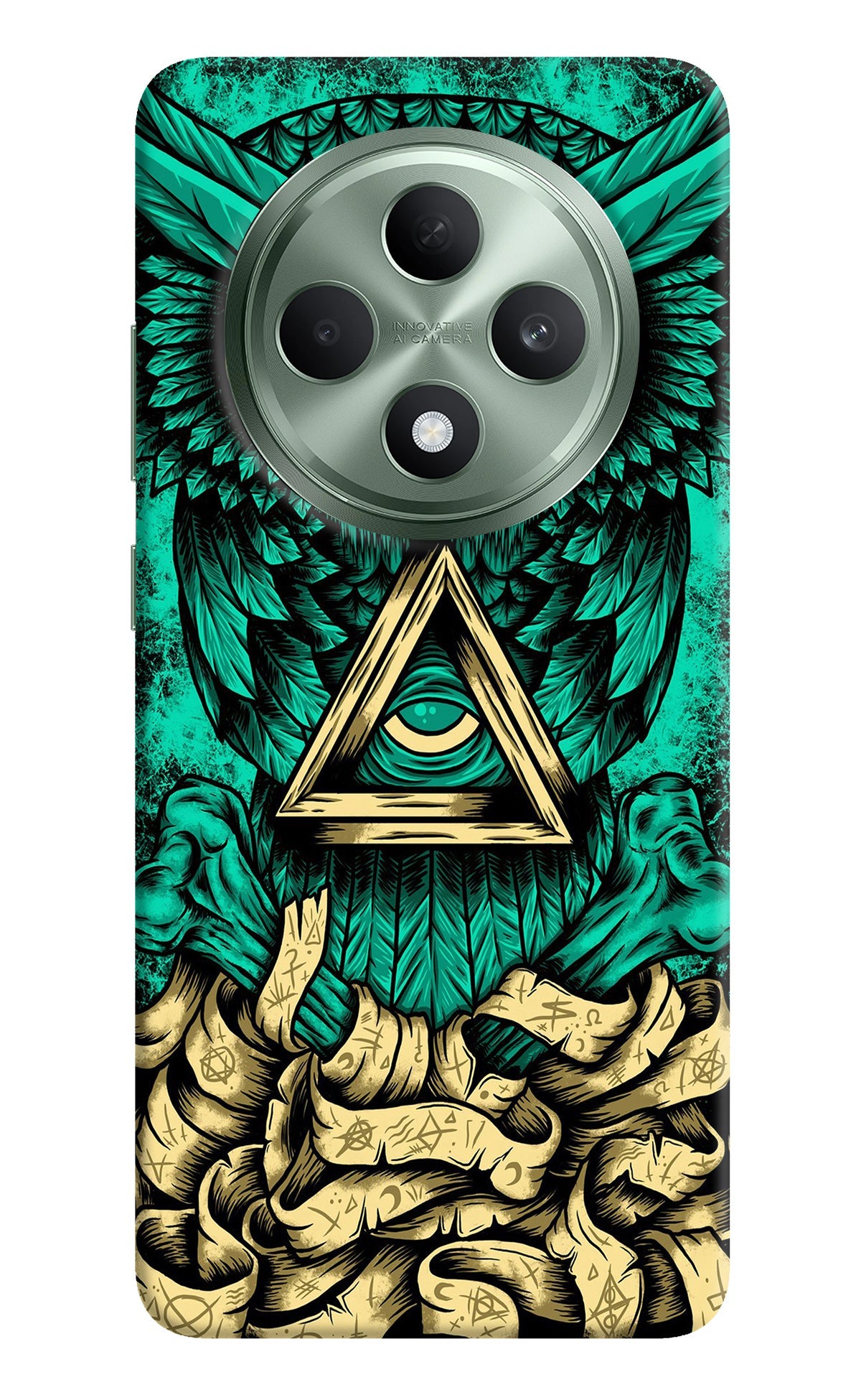 Green Owl Oppo F27 5G Back Cover