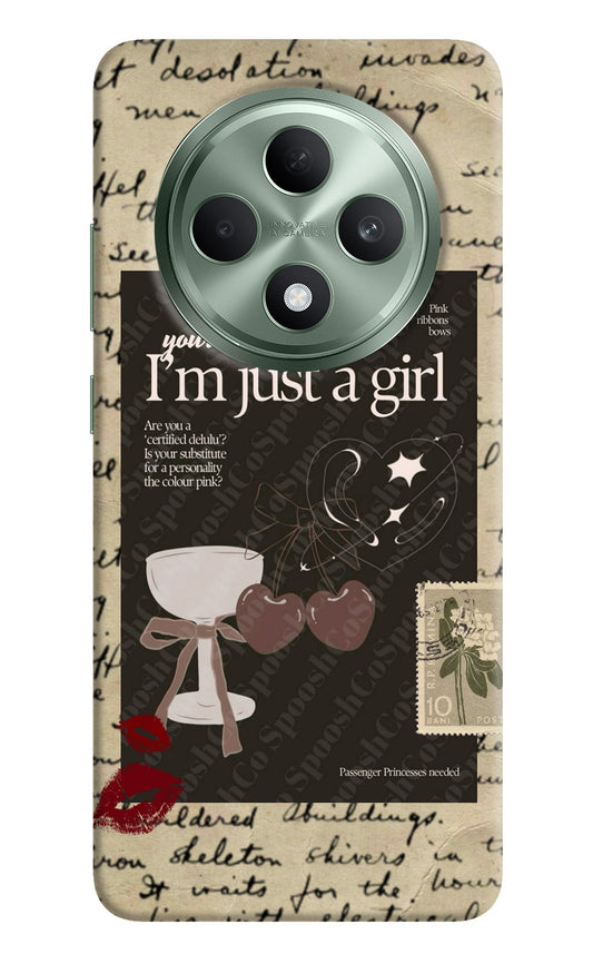 I am just a girl Oppo F27 5G Back Cover