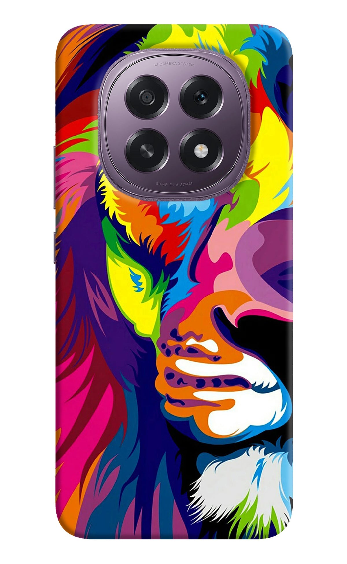 Lion Half Face Oppo F29 5G Back Cover