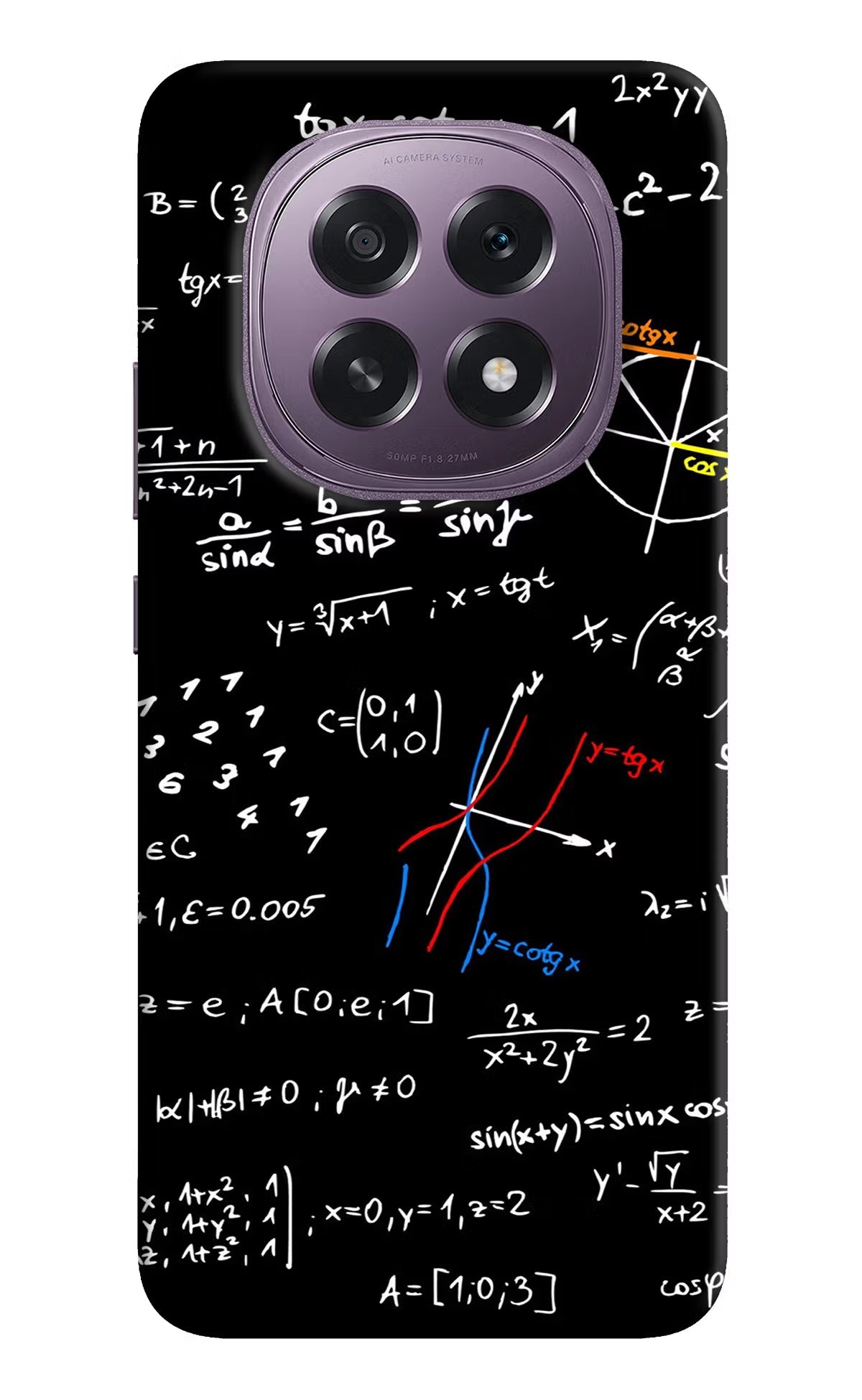 Mathematics Formula Oppo F29 5G Back Cover