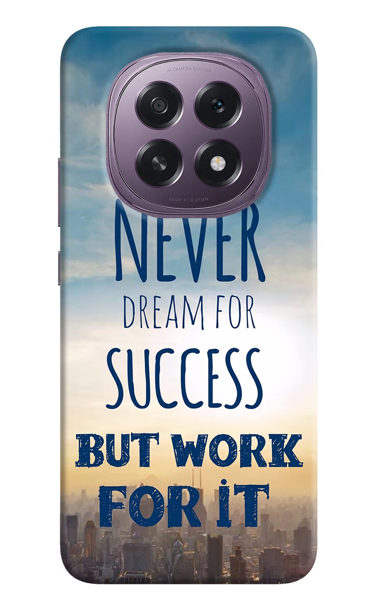 Never Dream For Success But Work For It Oppo F29 5G Back Cover