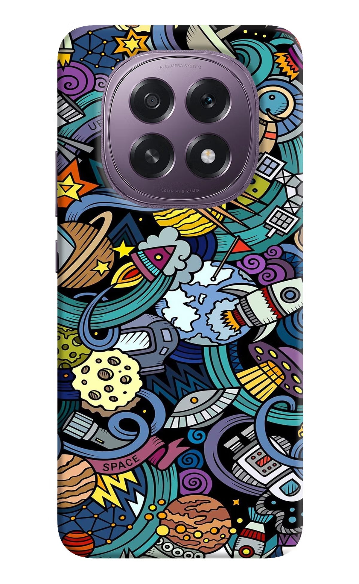 Space Abstract Oppo F29 5G Back Cover