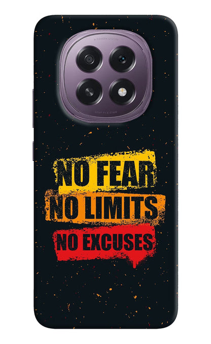 No Fear No Limits No Excuse Oppo F29 5G Back Cover