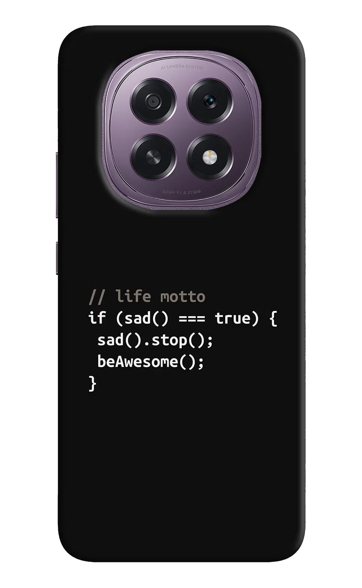 Life Motto Code Oppo F29 5G Back Cover