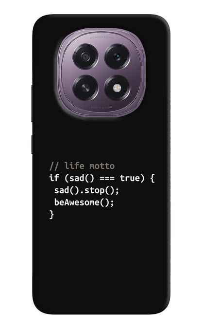 Life Motto Code Oppo F29 5G Back Cover