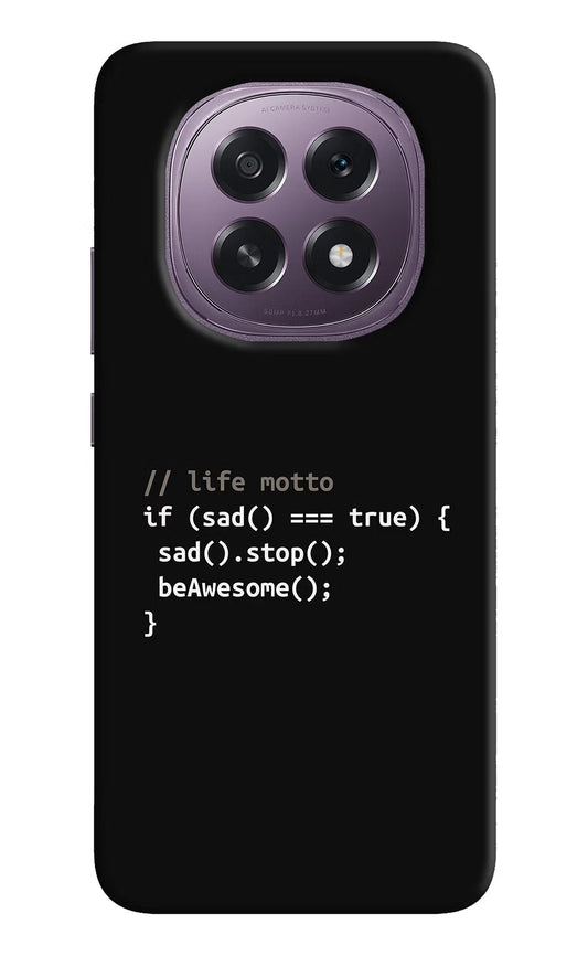 Life Motto Code Oppo F29 5G Back Cover