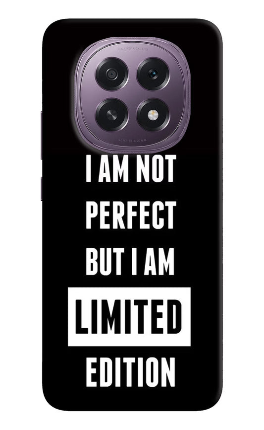 I Am Not Perfect But I Am Limited Edition Oppo F29 5G Back Cover