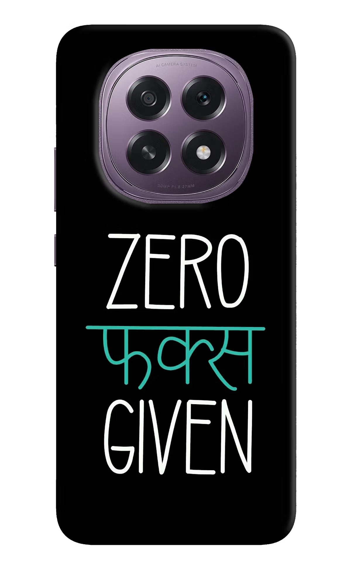 Zero Fucks Given Oppo F29 5G Back Cover