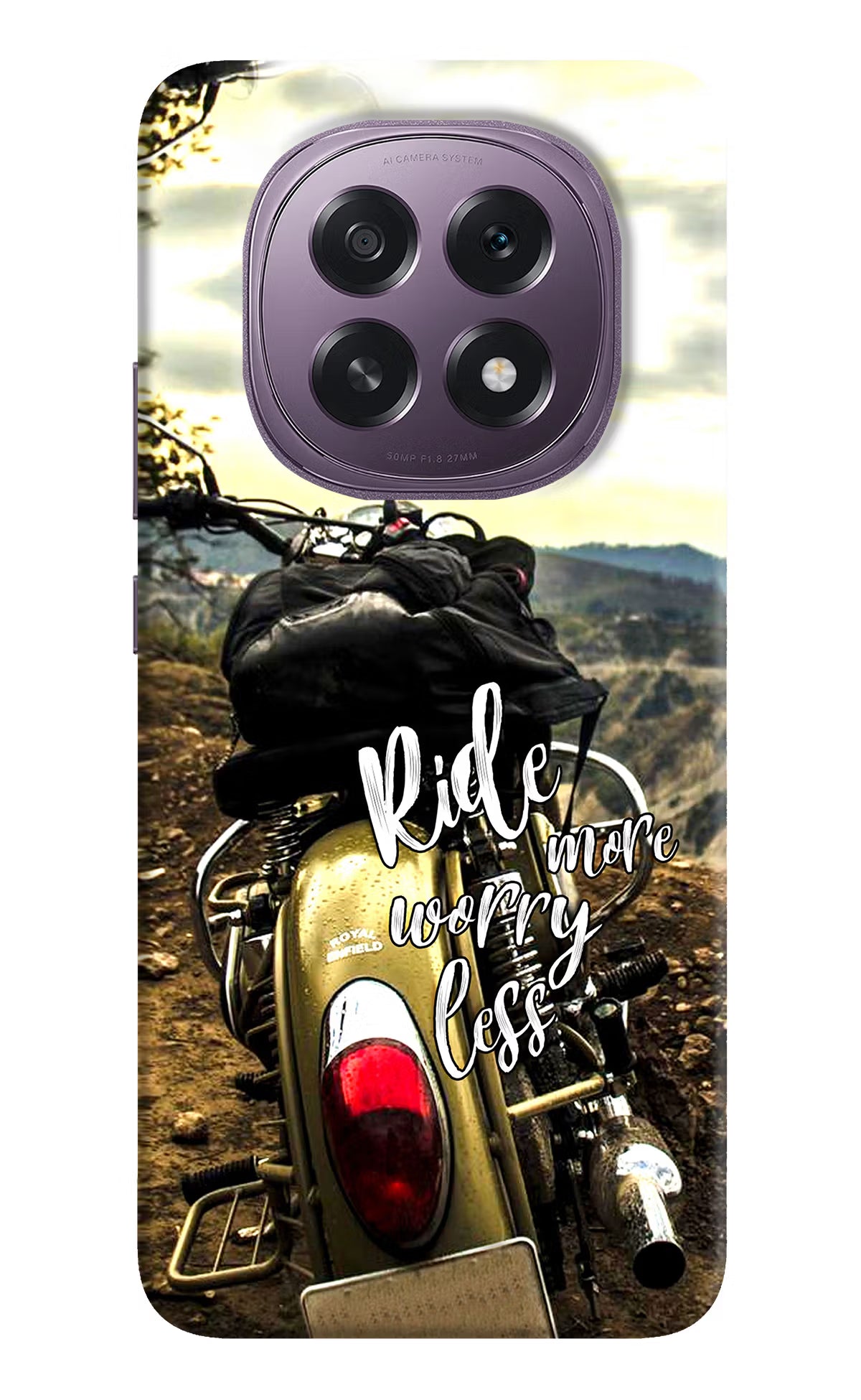 Ride More Worry Less Oppo F29 5G Back Cover