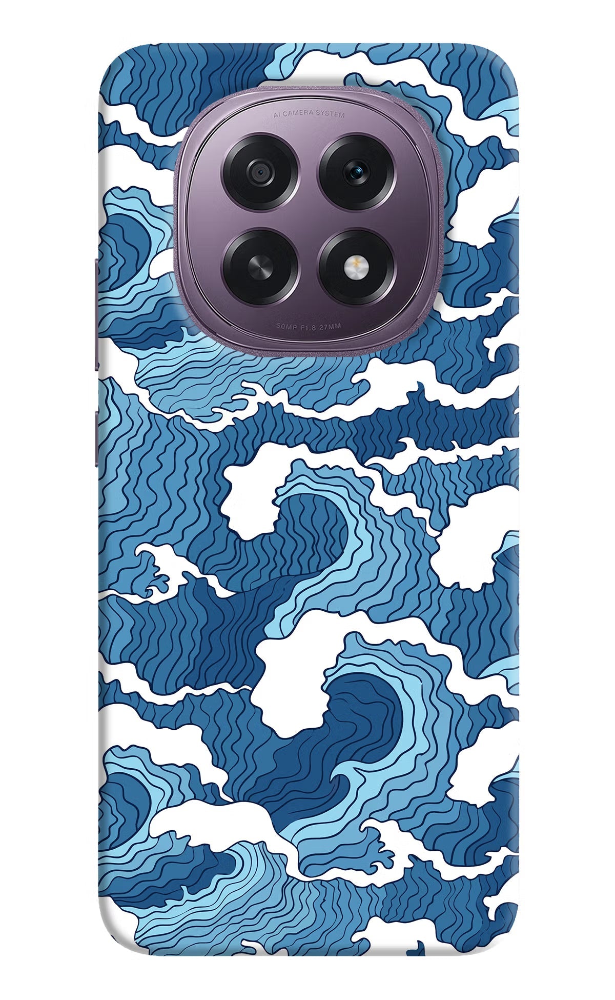 Blue Waves Oppo F29 5G Back Cover