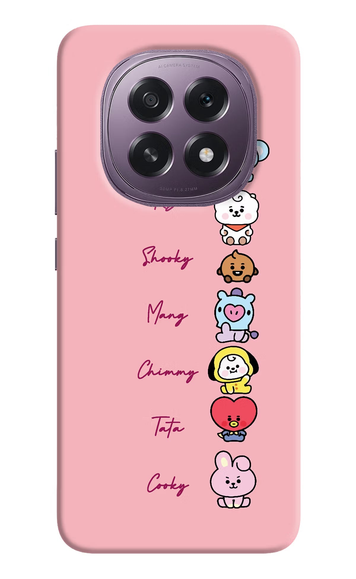 BTS names Oppo F29 5G Back Cover