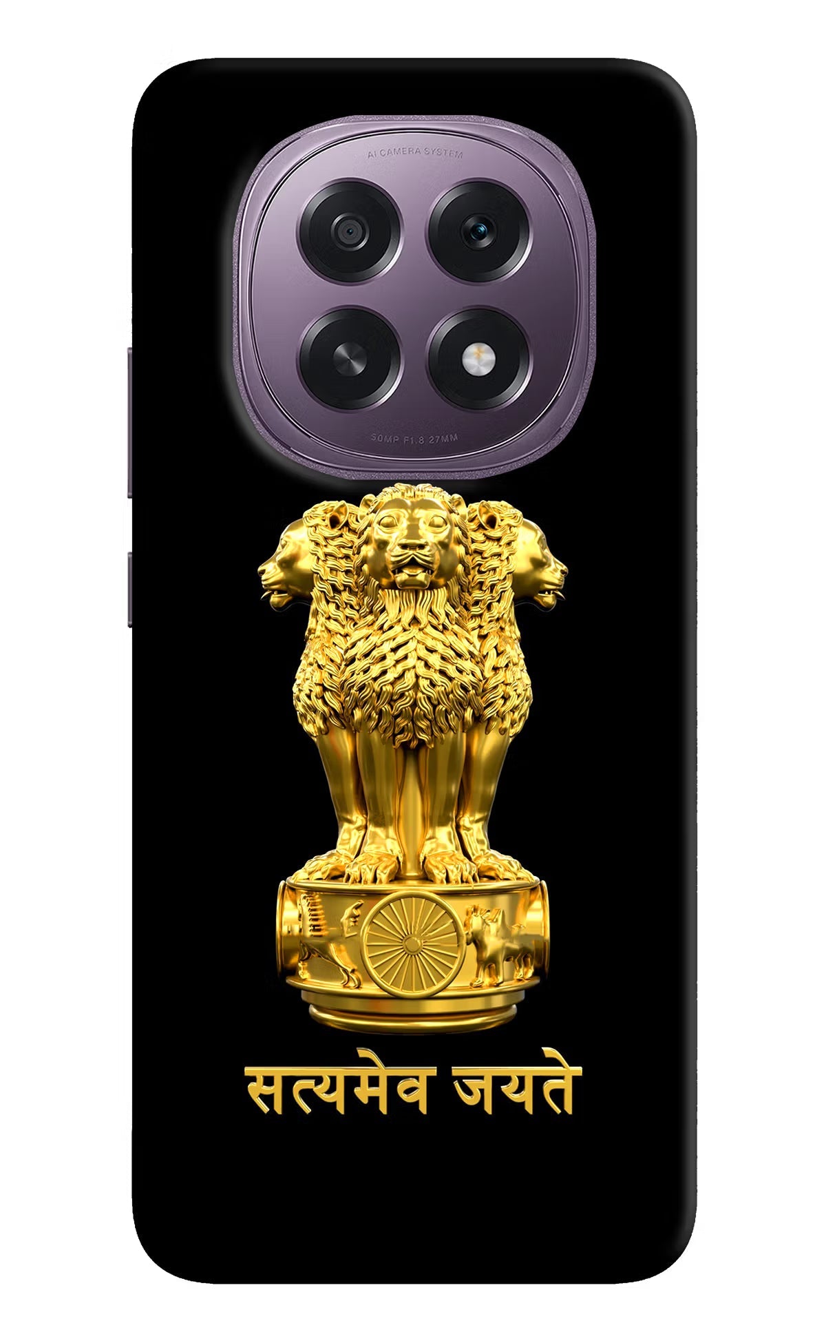 Satyamev Jayate Golden Oppo F29 5G Back Cover