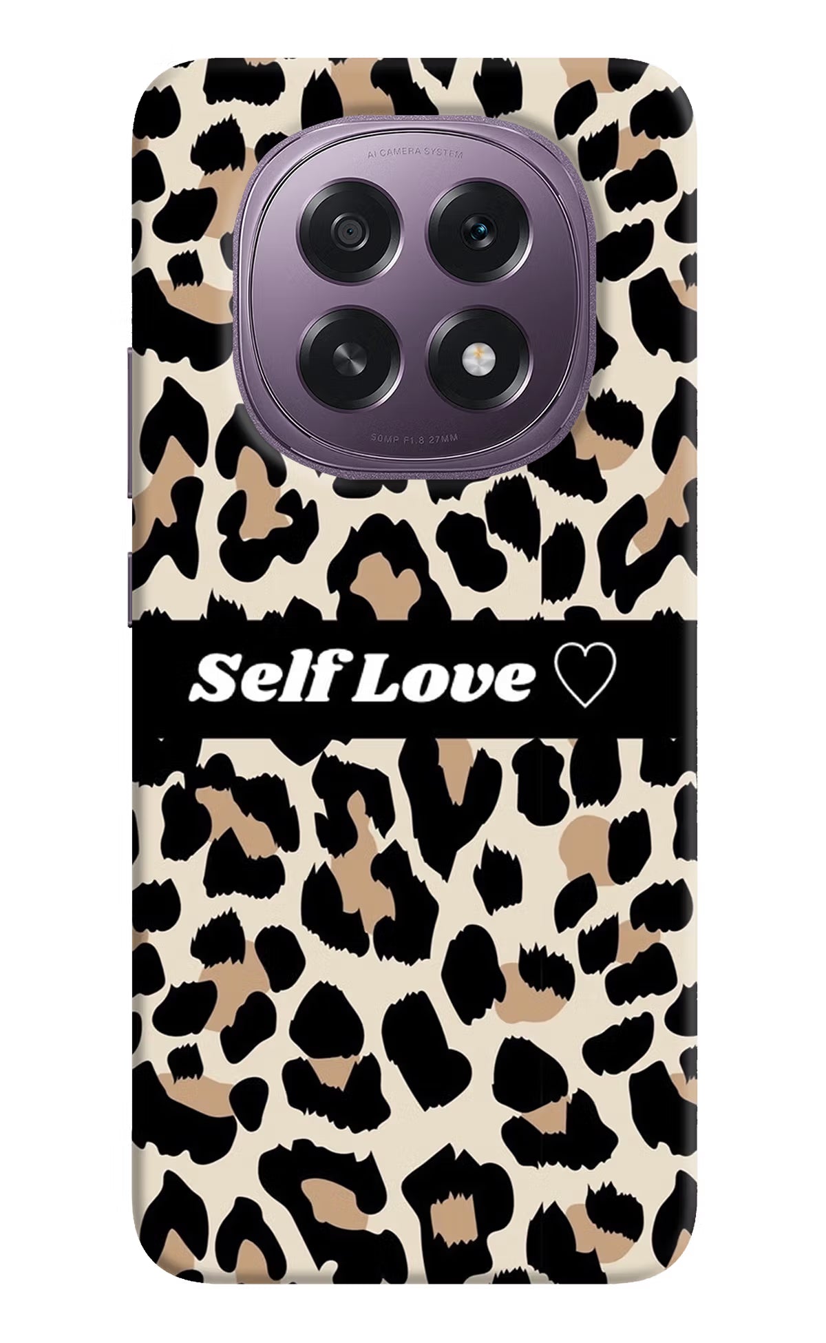 Leopard Print Self Love Oppo F29 5G Back Cover
