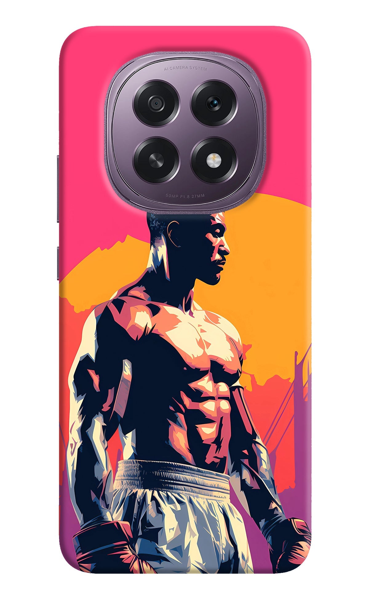 Sunset Warrior (AI Generated) Oppo F29 5G Back Cover