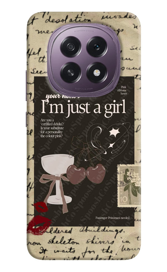 I am just a girl Oppo F29 5G Back Cover