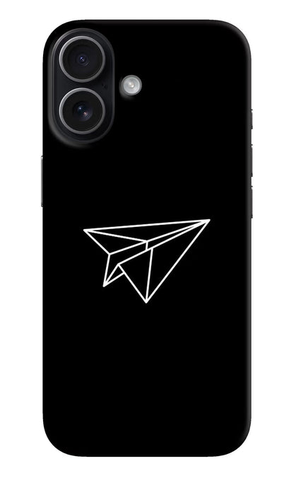 Paper Plane White iPhone 17 Back Cover