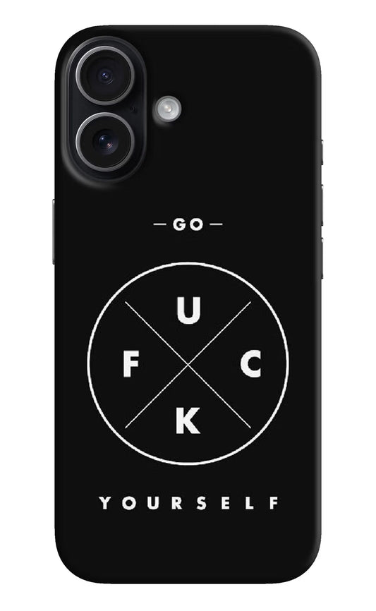 Go Fuck Yourself iPhone 17 Back Cover