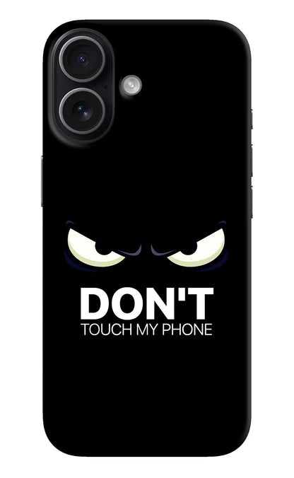 Don'T Touch My Phone iPhone 17 Back Cover