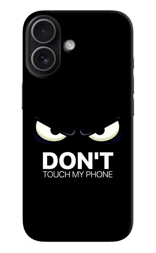 Don'T Touch My Phone iPhone 17 Back Cover