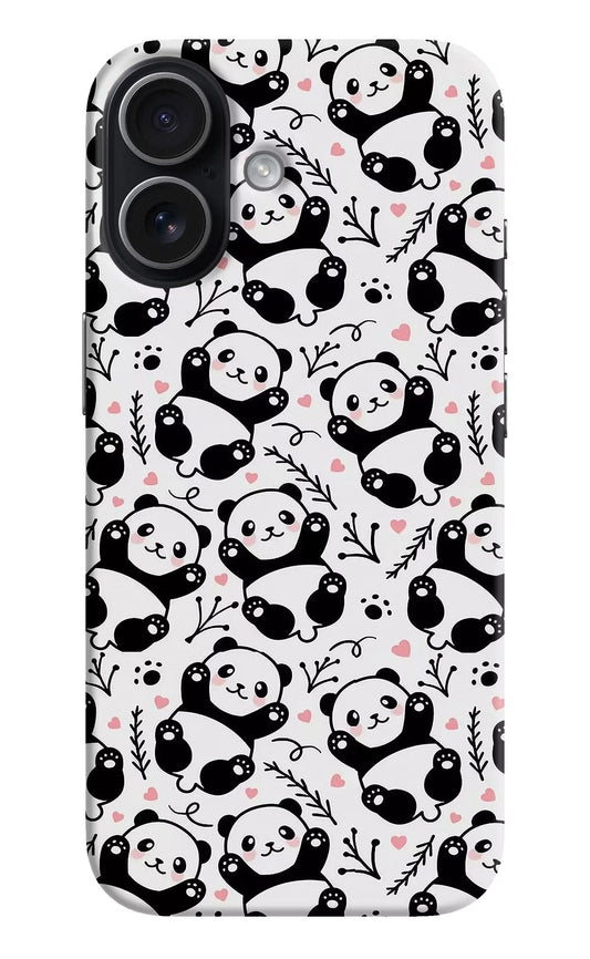 Cute Panda iPhone 17 Back Cover