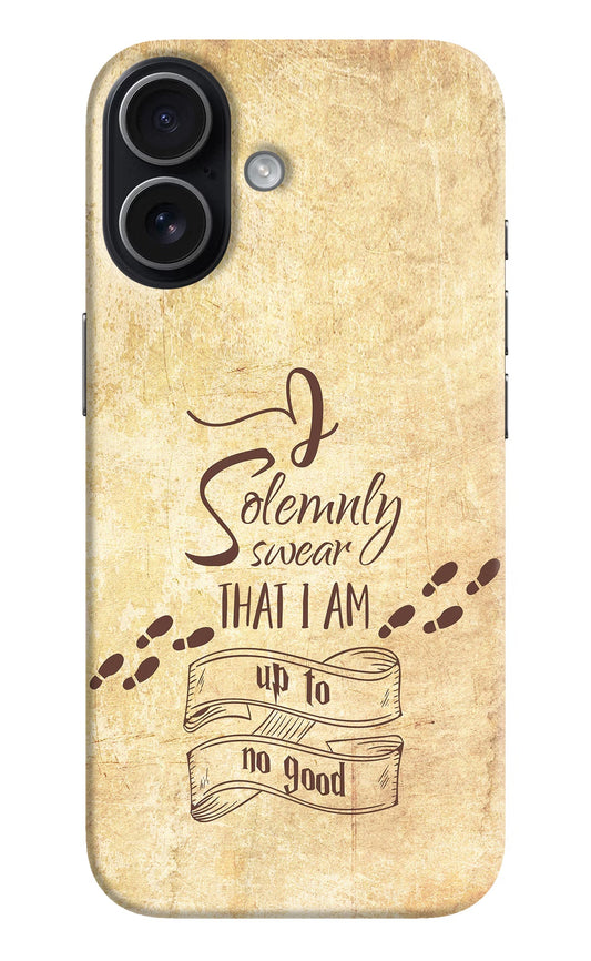 I Solemnly swear that i up to no good iPhone 17 Back Cover