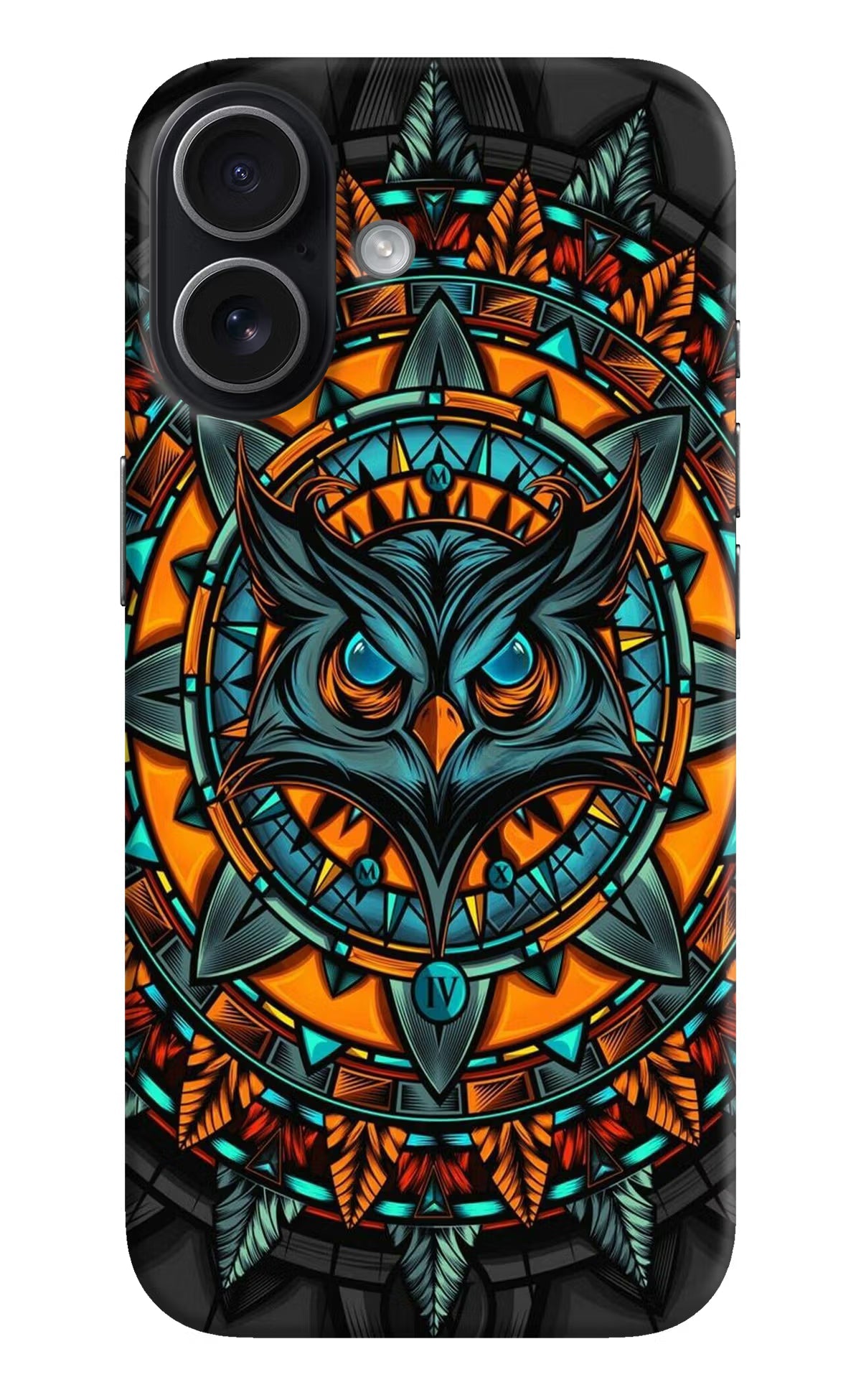 Angry Owl Art iPhone 17 Back Cover