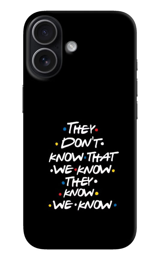 FRIENDS Dialogue iPhone 17 Back Cover