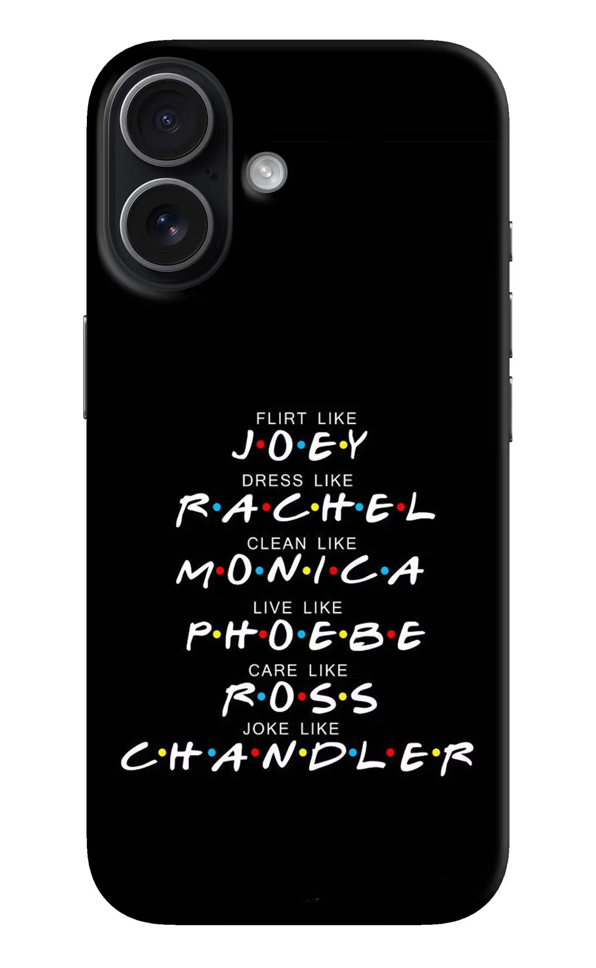 FRIENDS Character iPhone 17 Back Cover