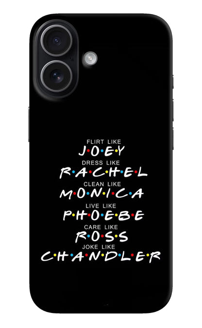 FRIENDS Character iPhone 17 Back Cover