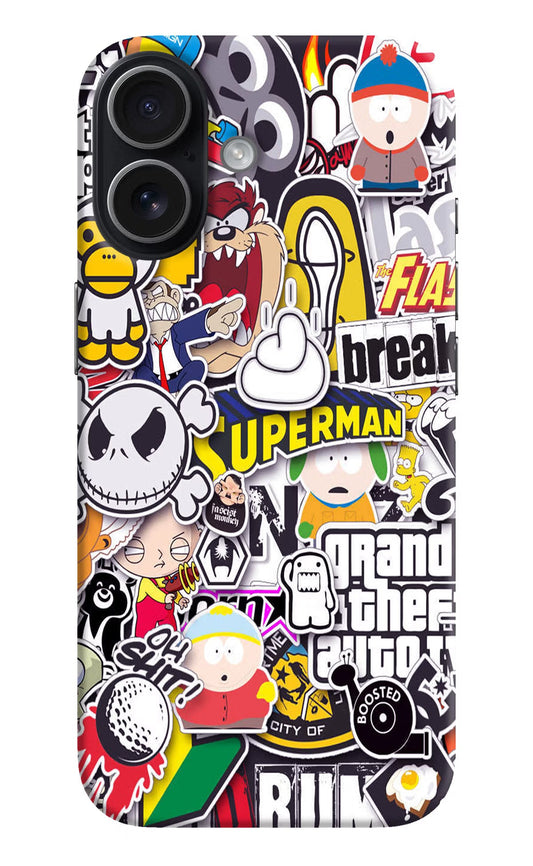 Sticker Bomb iPhone 17 Back Cover