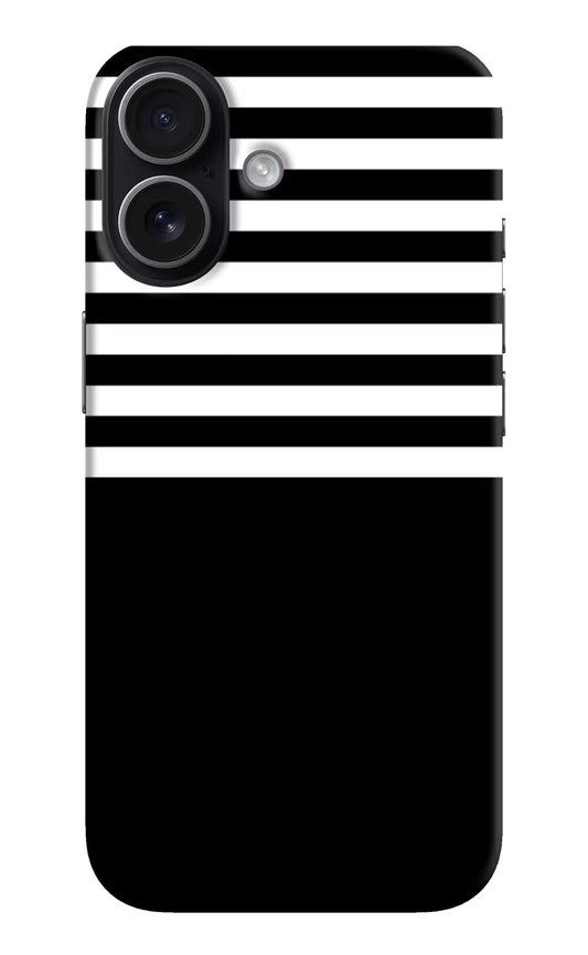 Black and White Print iPhone 17 Back Cover