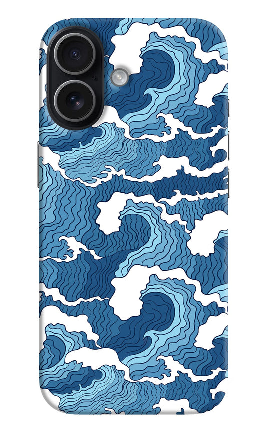 Blue Waves iPhone 17 Back Cover