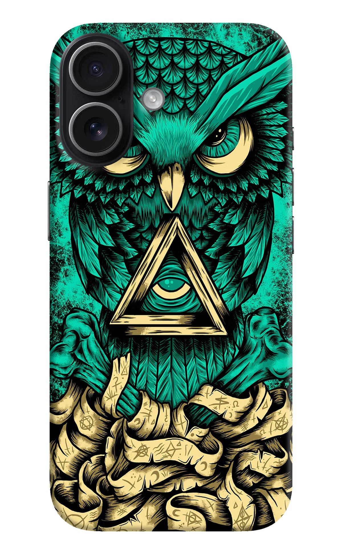 Green Owl iPhone 17 Back Cover