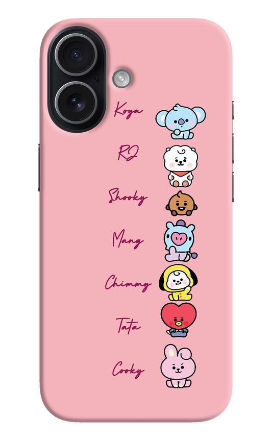 BTS names iPhone 17 Back Cover