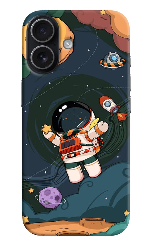 Cartoon Astronaut iPhone 17 Back Cover