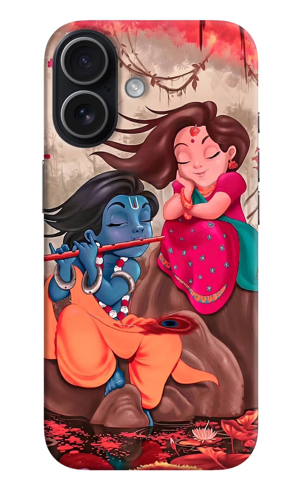 Radhe Krishna iPhone 17 Back Cover