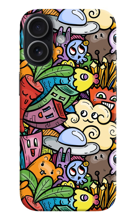 Veggie Doodle iPhone 17 Back Cover